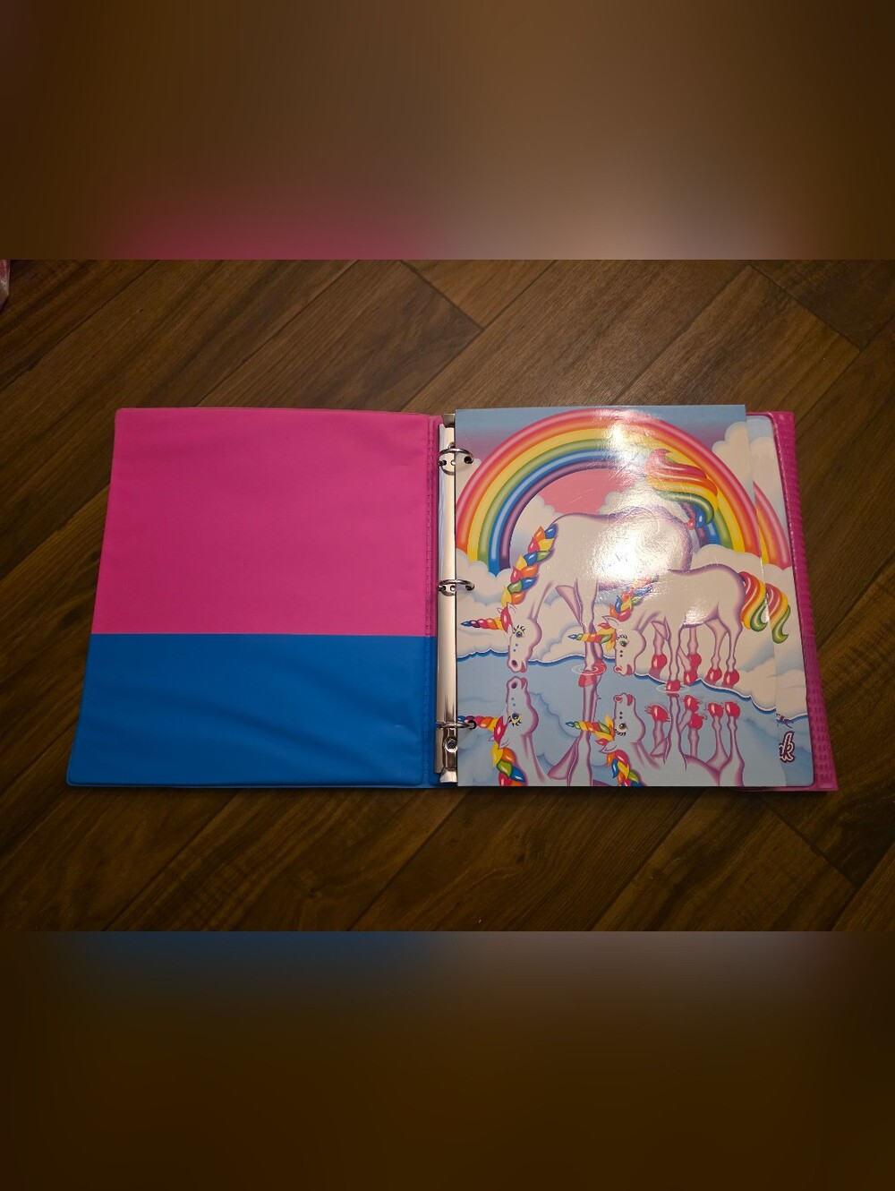 90s Lisa Frank Markie the Unicorn Trapper Keeper - Picture 3 of 13